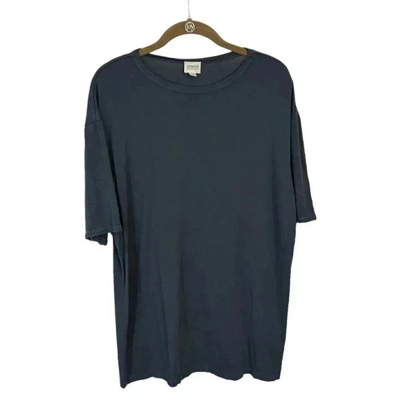 Armani Collezioni Slate Grey Short‎ Sleeve T-Shirt XL - Picture 1 of 4